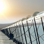 Solar thermal trough