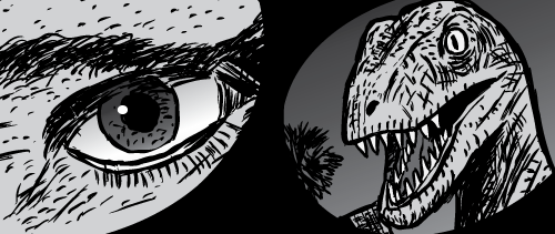 Supernormal Stimuli eyeball raptor velociraptor