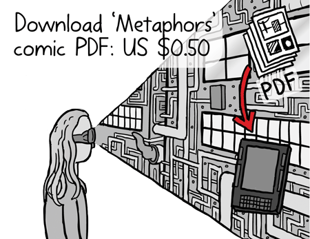 Metaphors comic PDF download button Stuart McMillen Nick Barter