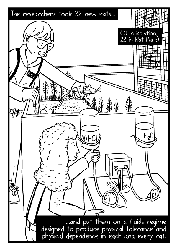 Rat Park comic by Stuart McMillen - page 25 (unfinished - line art only) Rat Park comic by Stuart McMillen - page 25 (unfinished - line art only)