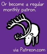 Or become a regular monthly patron via Patreon.com