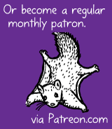 Or become a regular monthly patron via Patreon.com