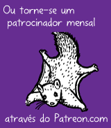 Ou torne-se um patrocinador mensal através do Patreon.com