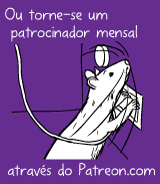 Ou torne-se um patrocinador mensal através do Patreon.com