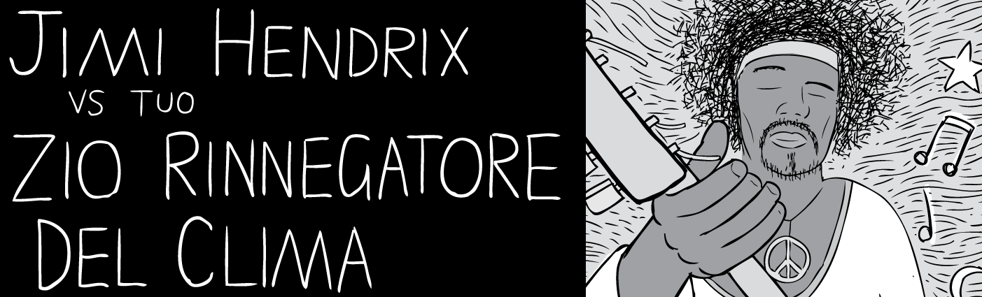 Jimi Hendrix vs tuo Zio Rinnegatore-Del-Clima di Stuart McMillen